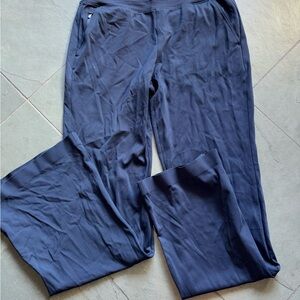 Athleta Navy Wide Leg Long Pants